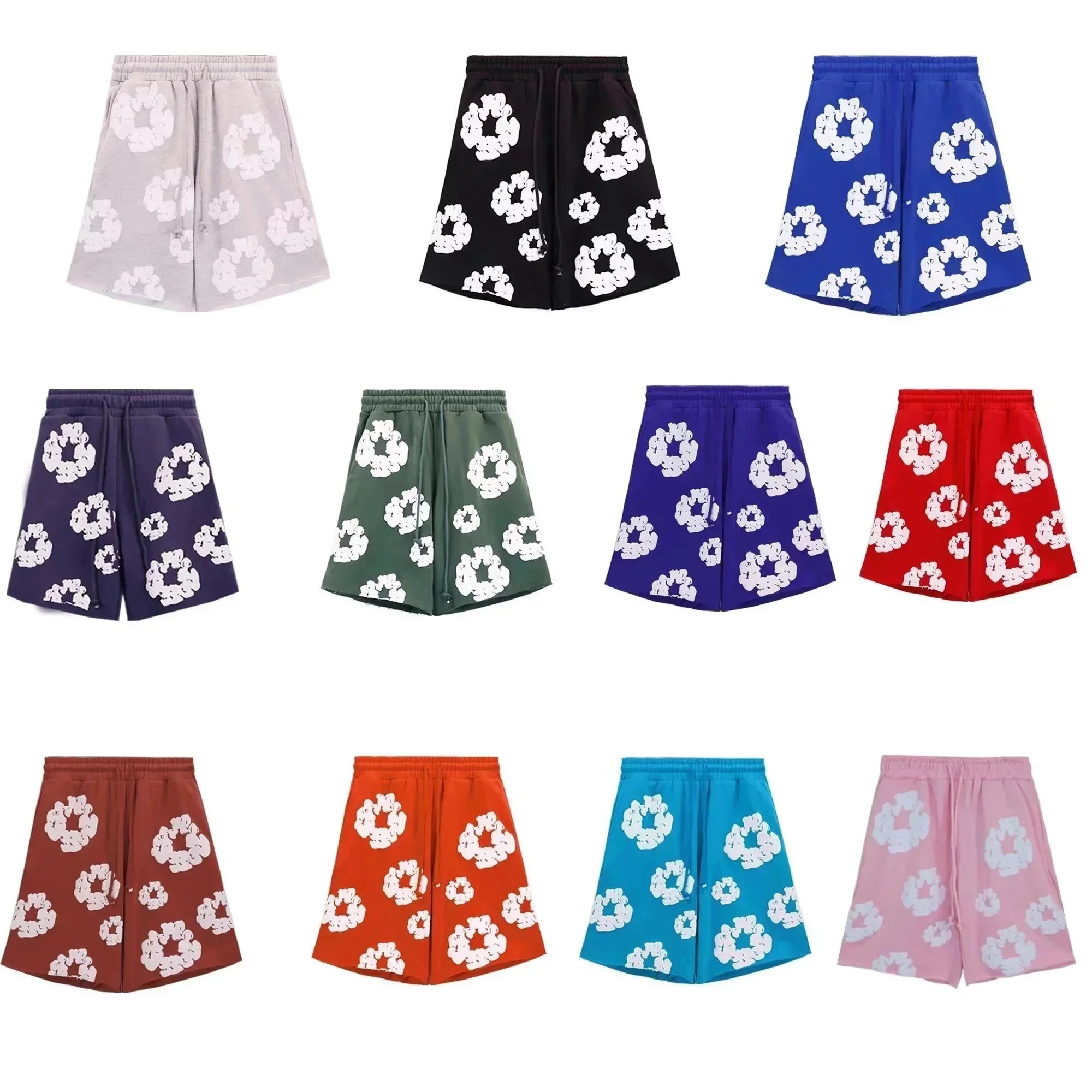 Women's And Men's Casual Printed Shorts Street Fashion