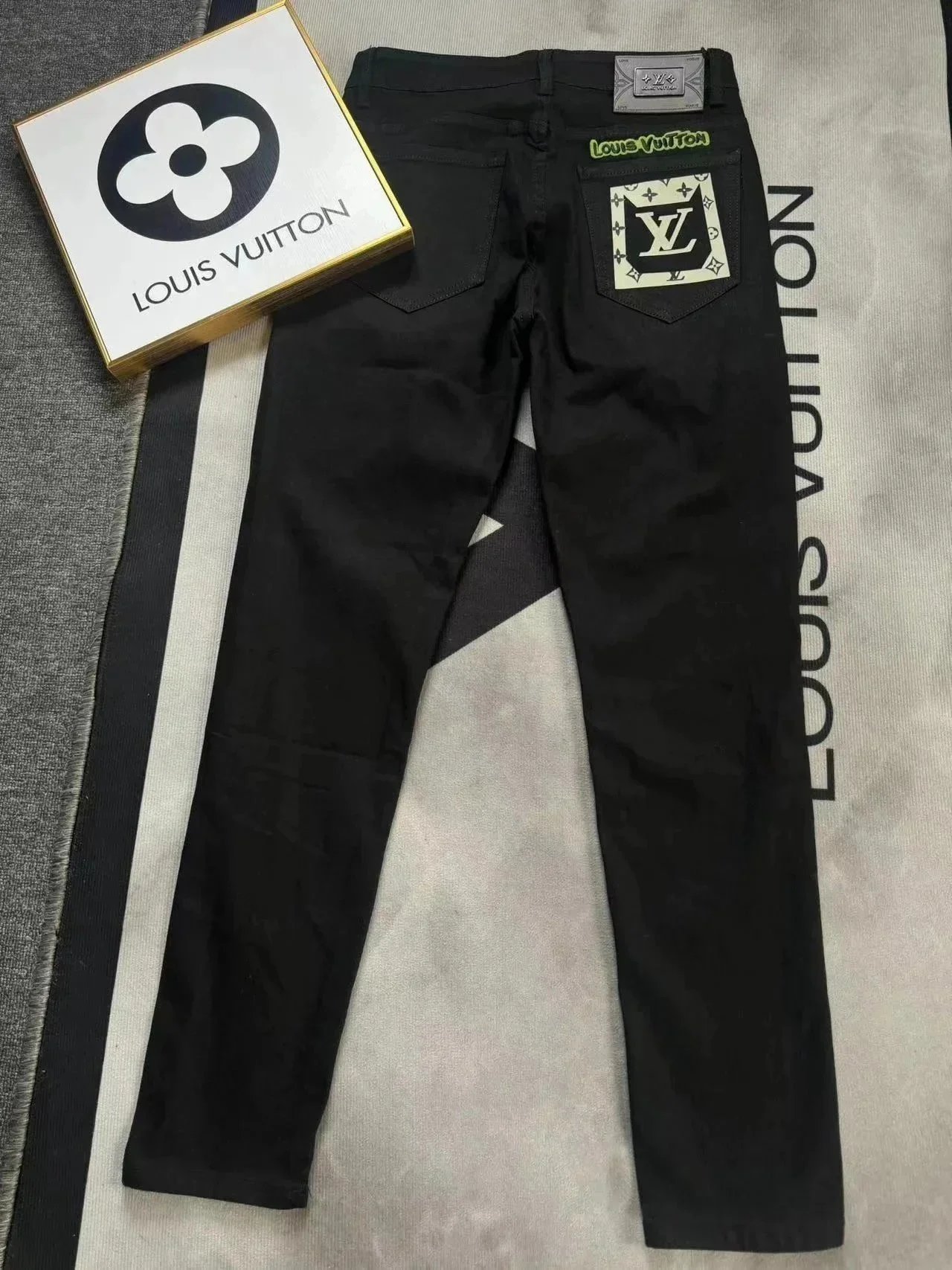 Monogram Denim Pants
