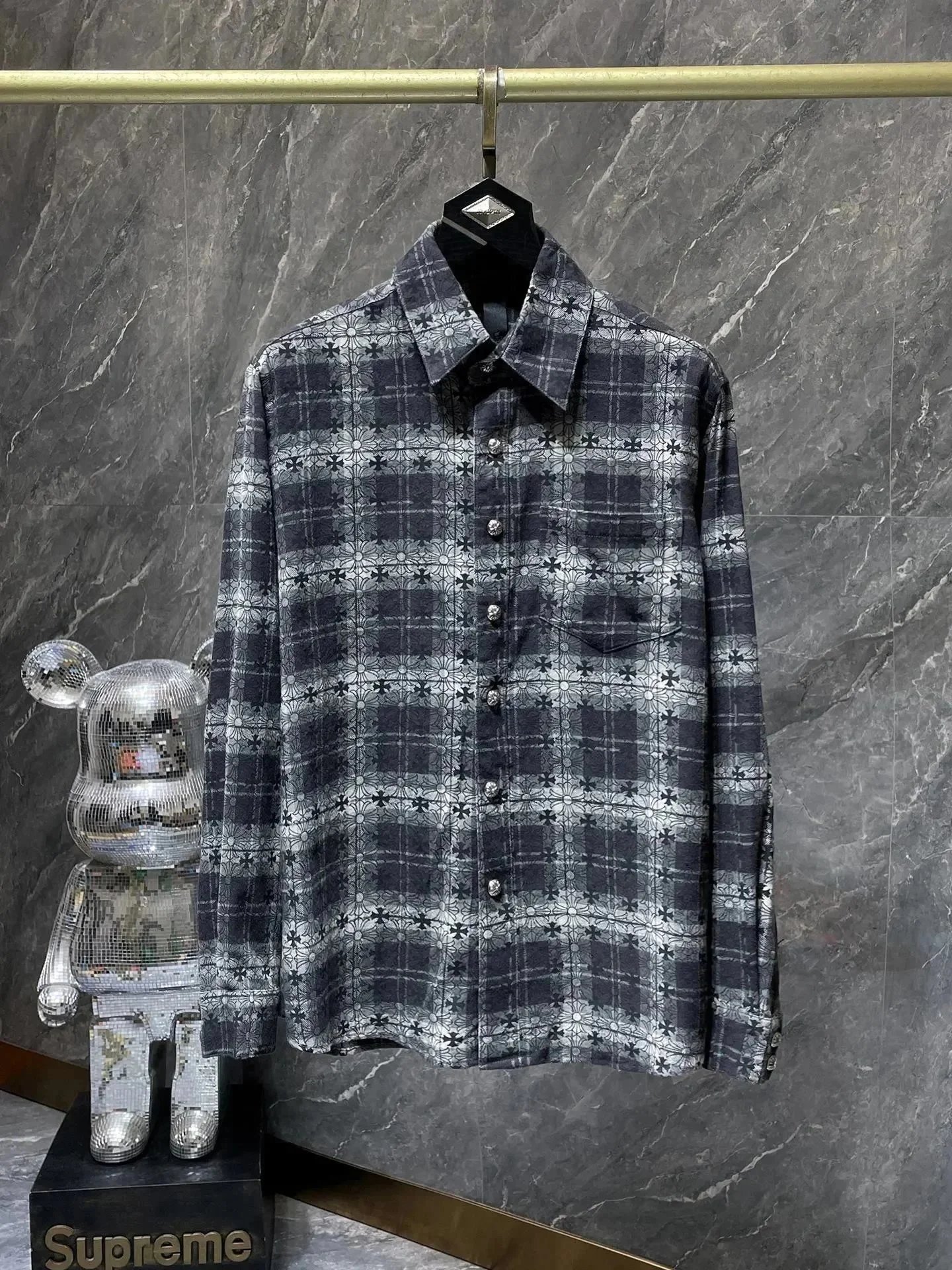 Chrome Hearts Plaid Shirt
