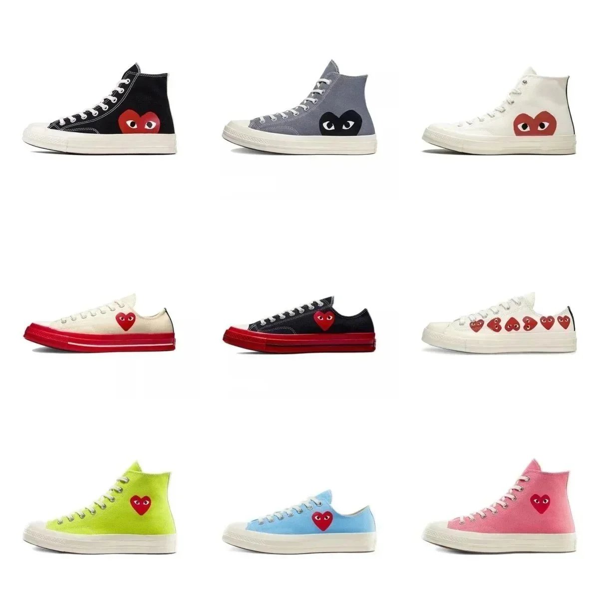 Converse Men's Comme des Garqons Play x Chuck 70 Low