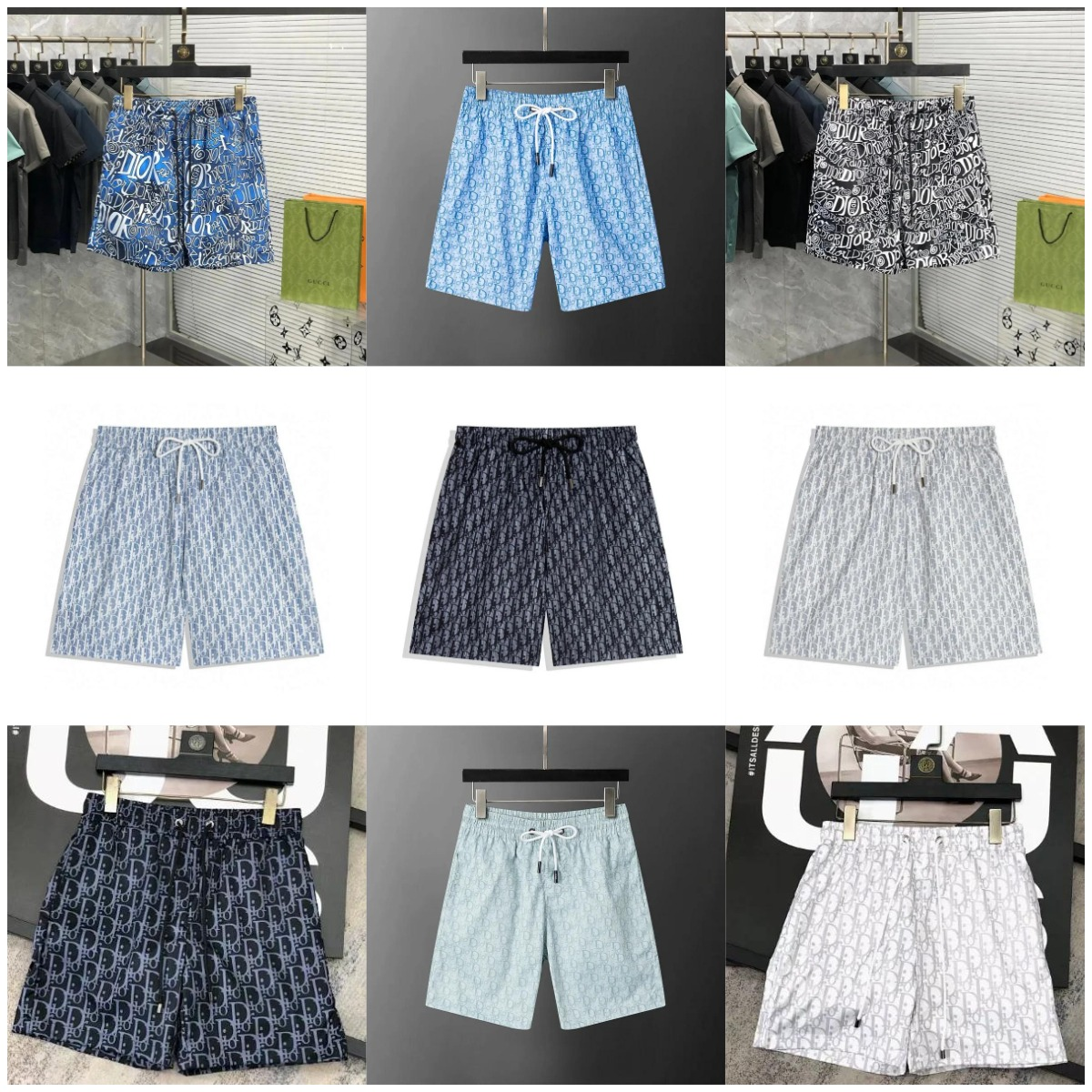 Dior Men's Printed Swim Shorts Collection