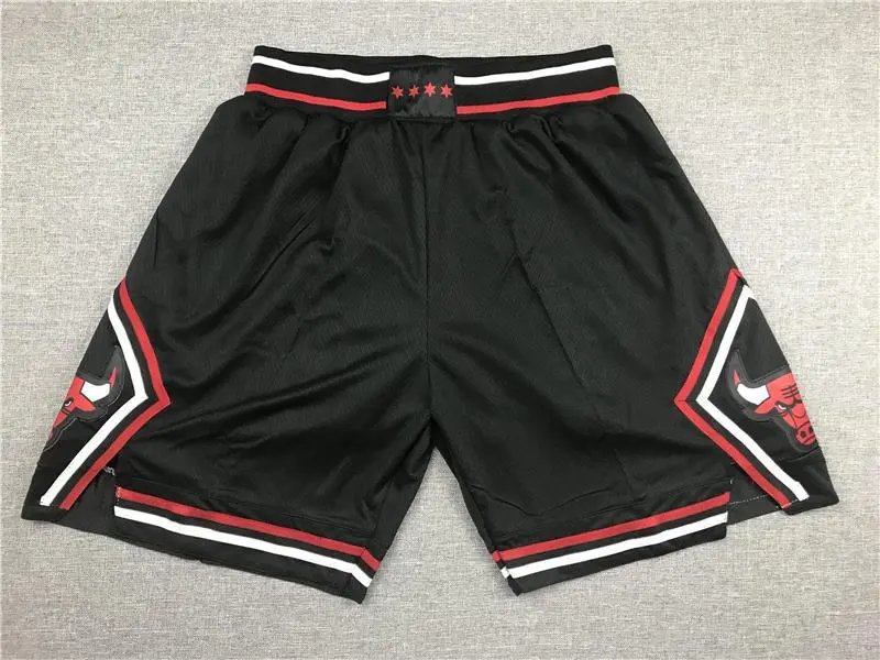 Chicago Bulls Black Basketball Shorts for Men