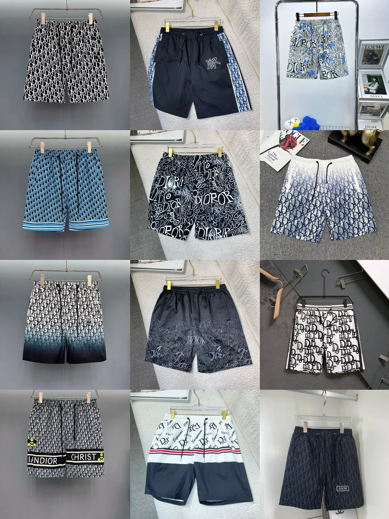Dior Men's Printed Shorts Collection 2024