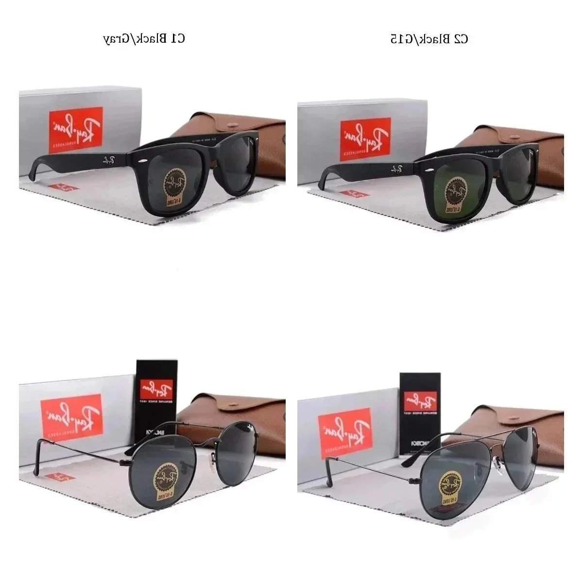 Ray-Ban Classic Sunglasses Wayfarer and Aviator Styles