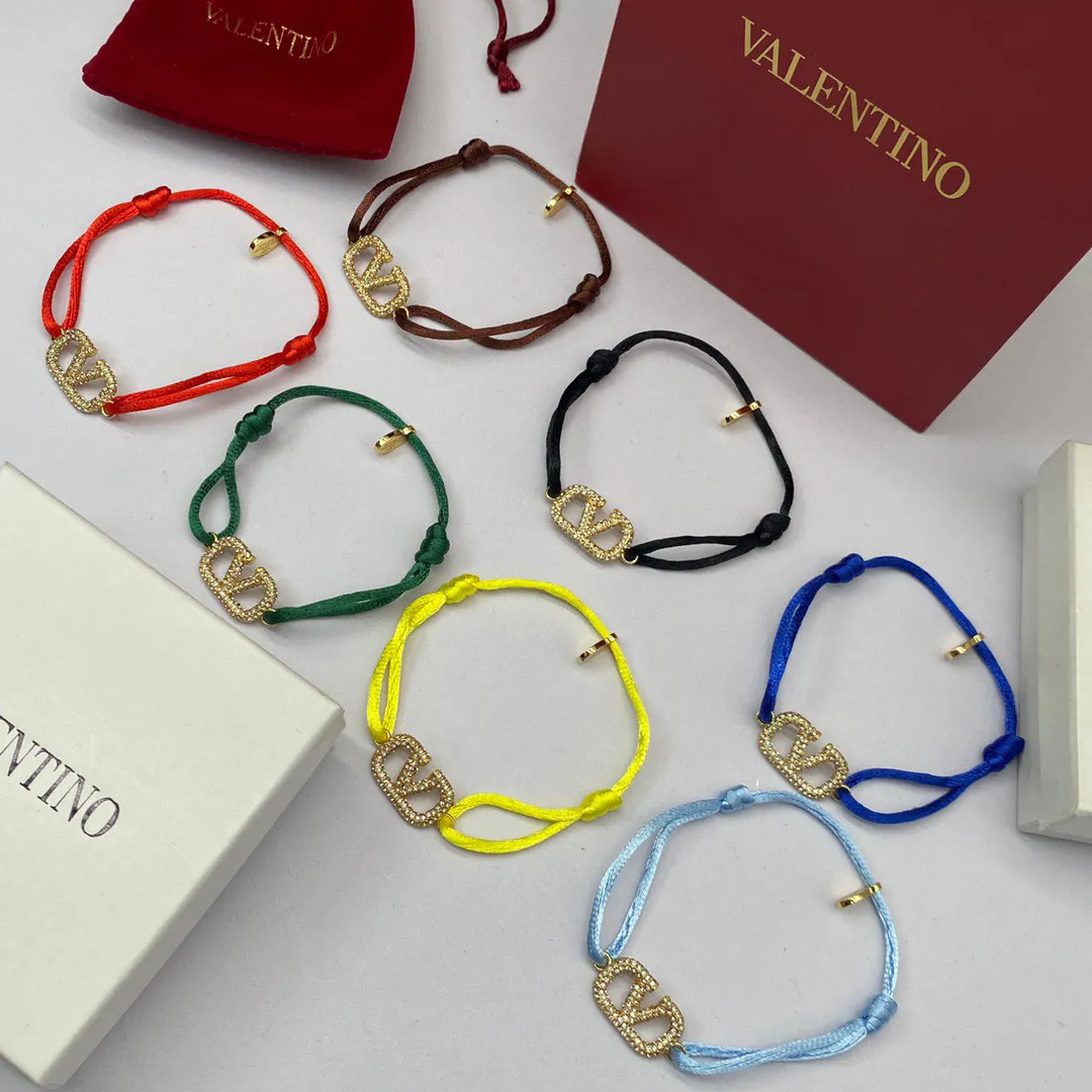 Valentino Logo Charm Bracelets in Multiple Colors