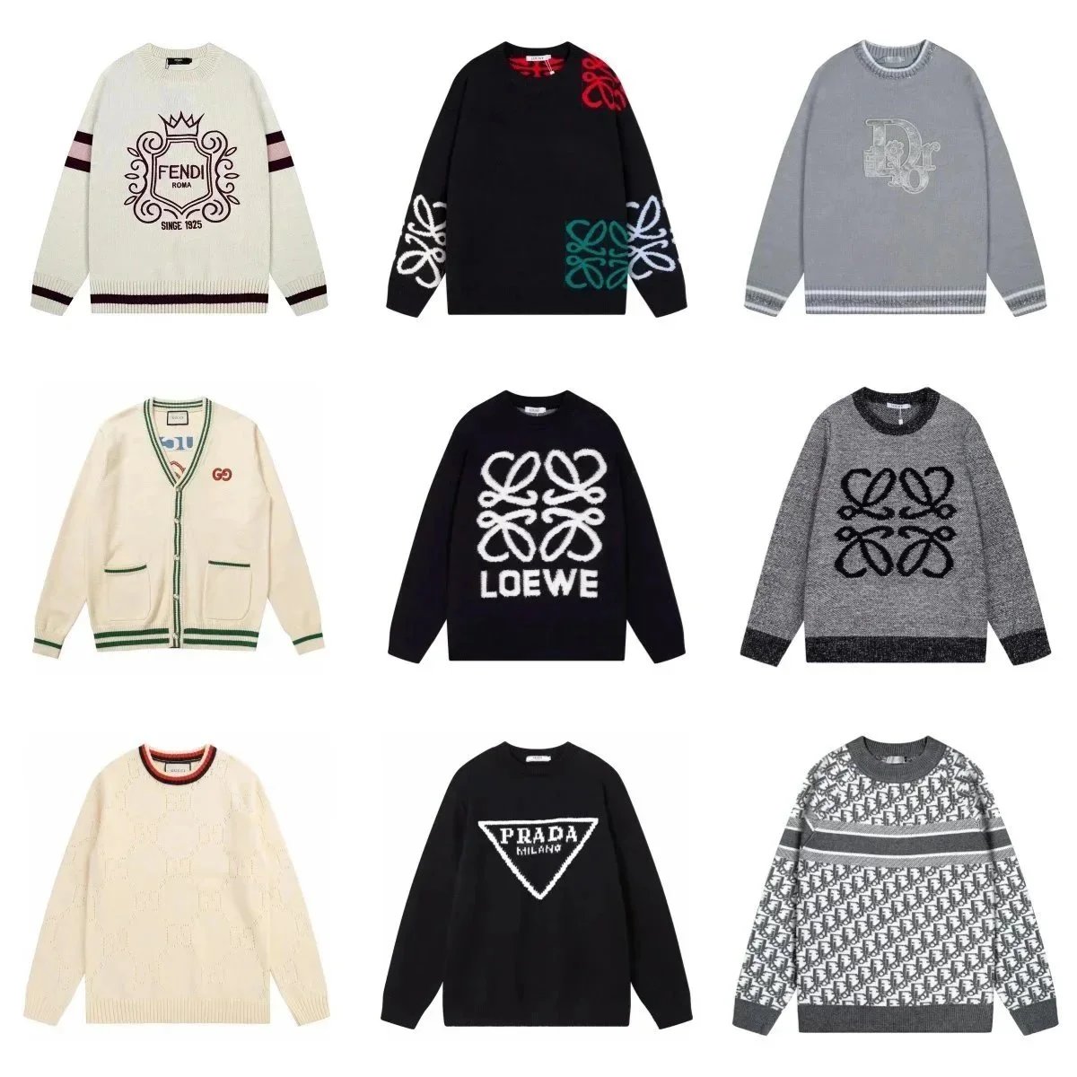 Luxury Designer Knit Sweaters for Men and Women