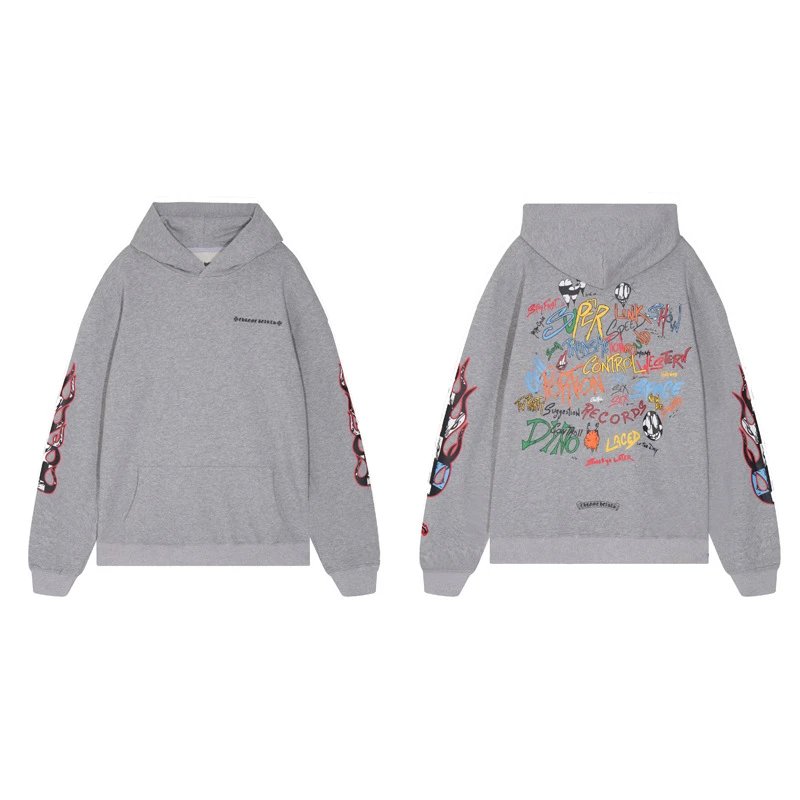 Supreme x Looney Tunes Graffiti Hoodie Gray