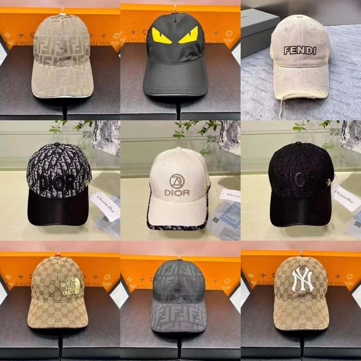 Luxury Designer Baseball Caps from Dior, Fendi, Gucci and More