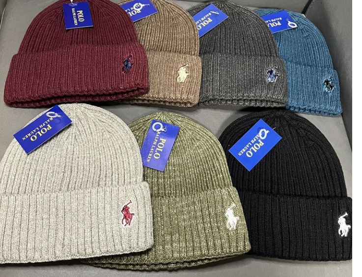 Polo Ralph Lauren Knit Beanie Hat with Pony Logo