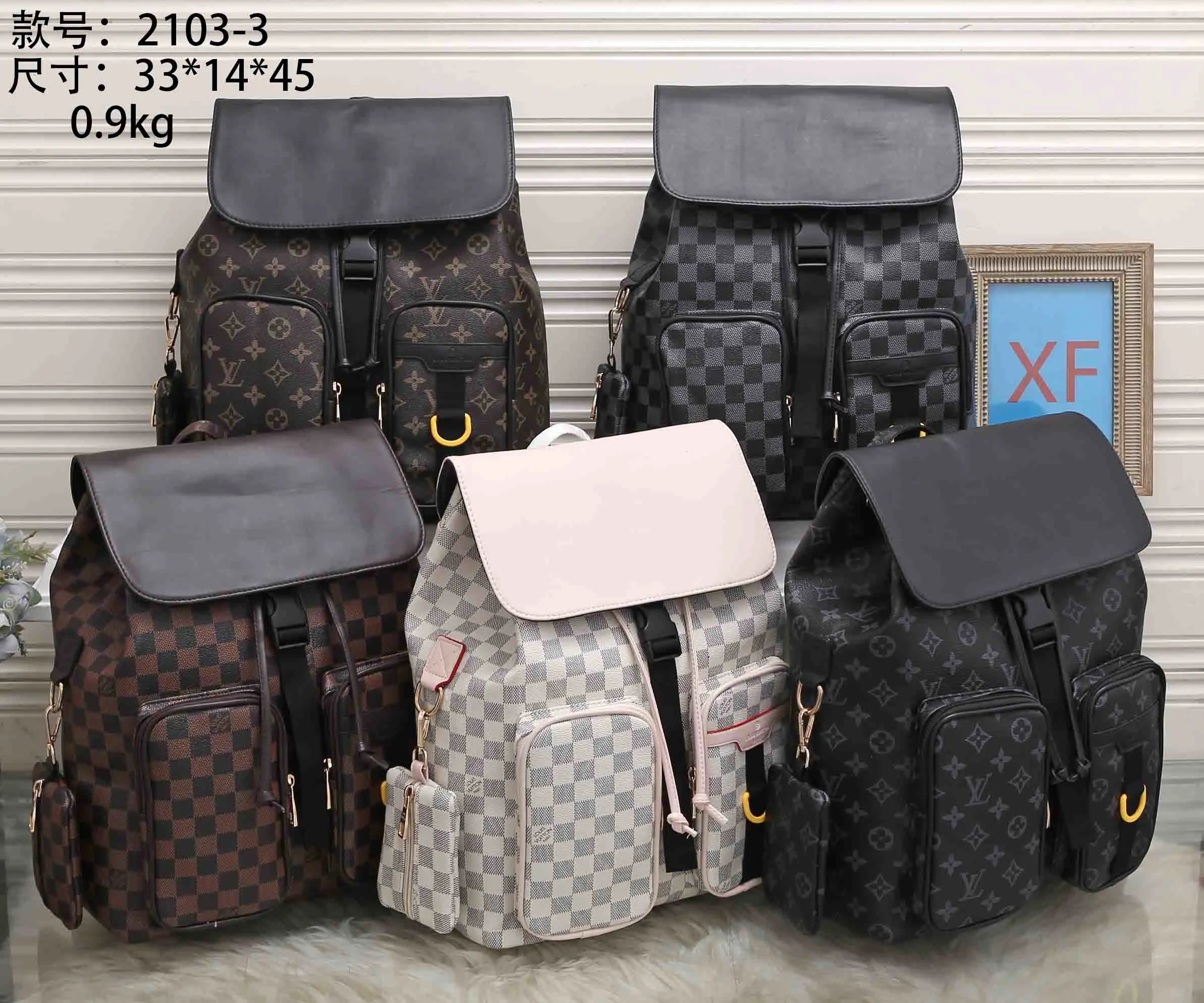 Luxury Patterned Backpacks for Women and Men - Fashionable Designer Style