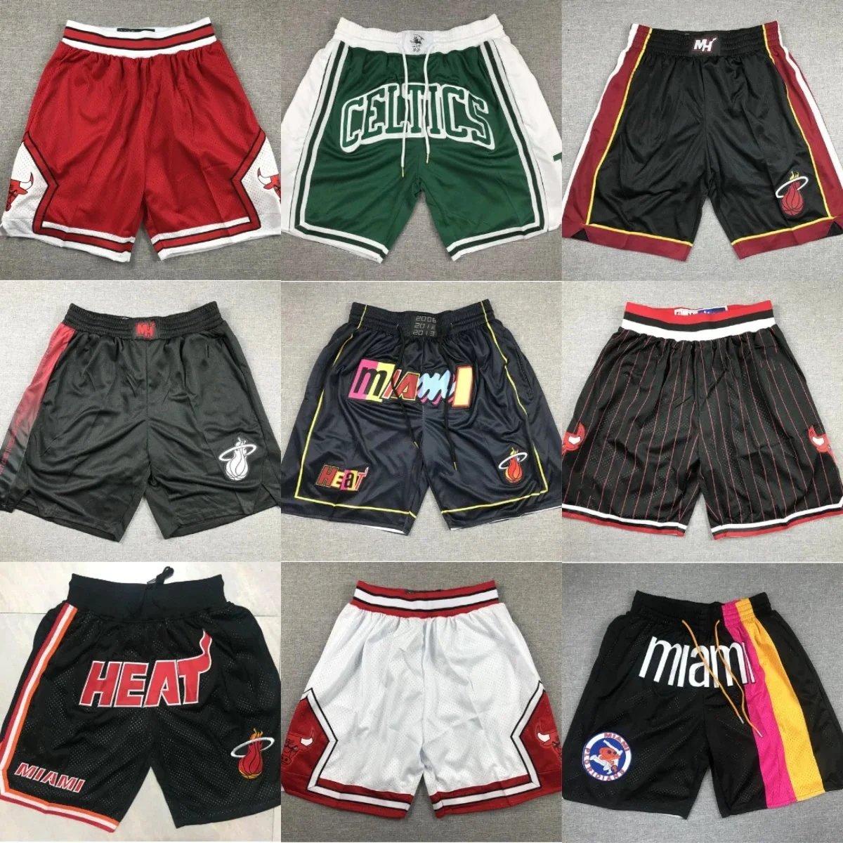 Official Miami Heat Basketball Shorts for Men and Women
