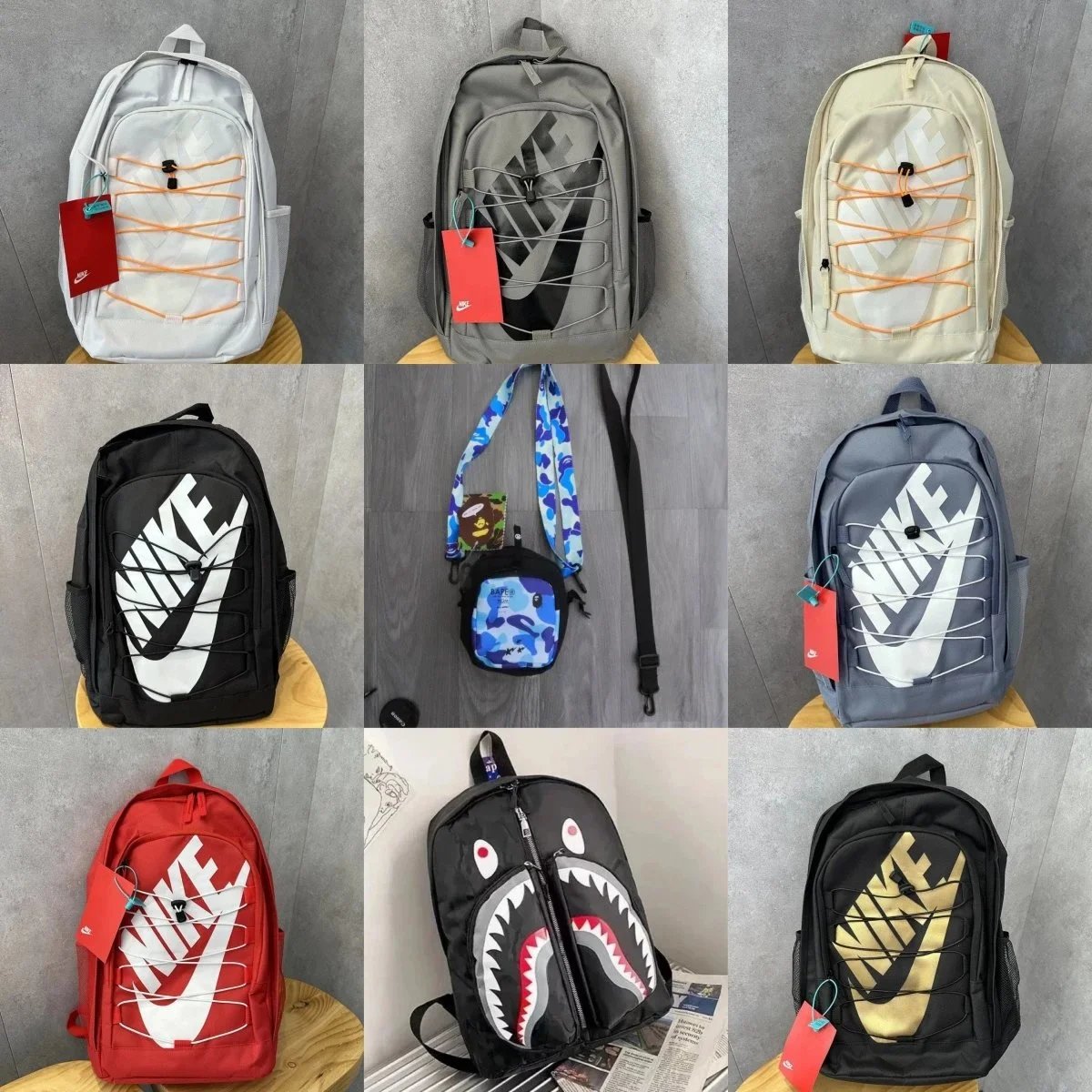Nike Backpacks for Men Women - Stylish Sport School Bags with Swoosh Design