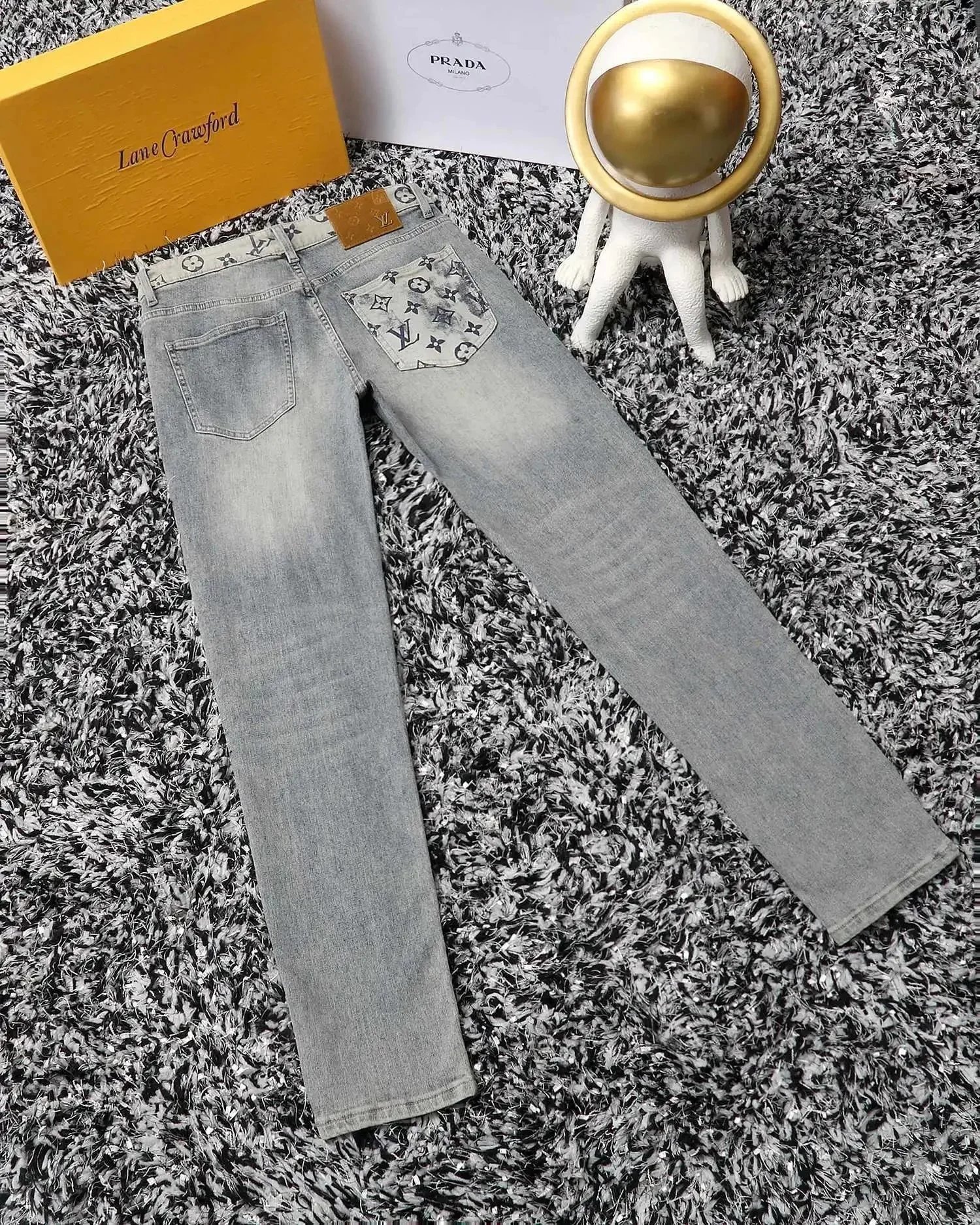 Louis Vuitton Monogram Denim Jeans for Women