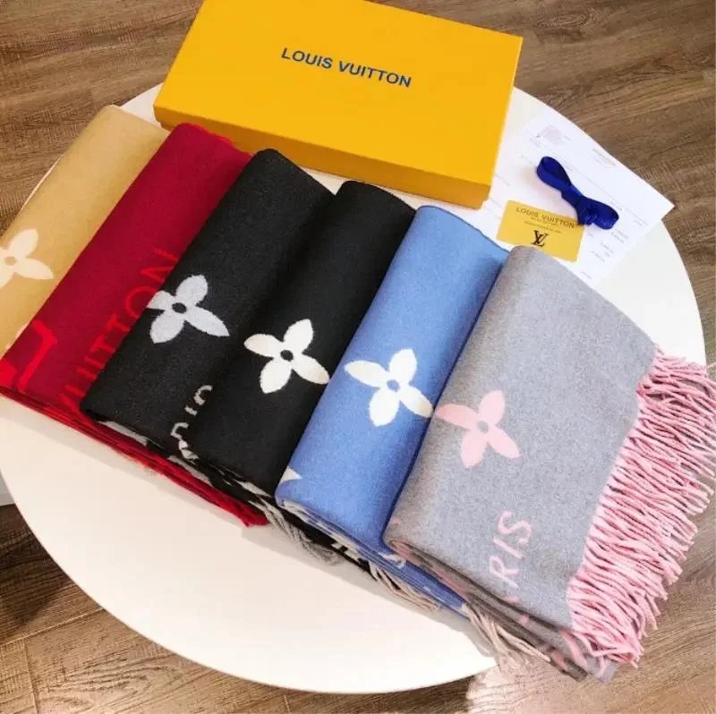 Louis Vuitton Monogram Flower Scarf in Multiple Colors