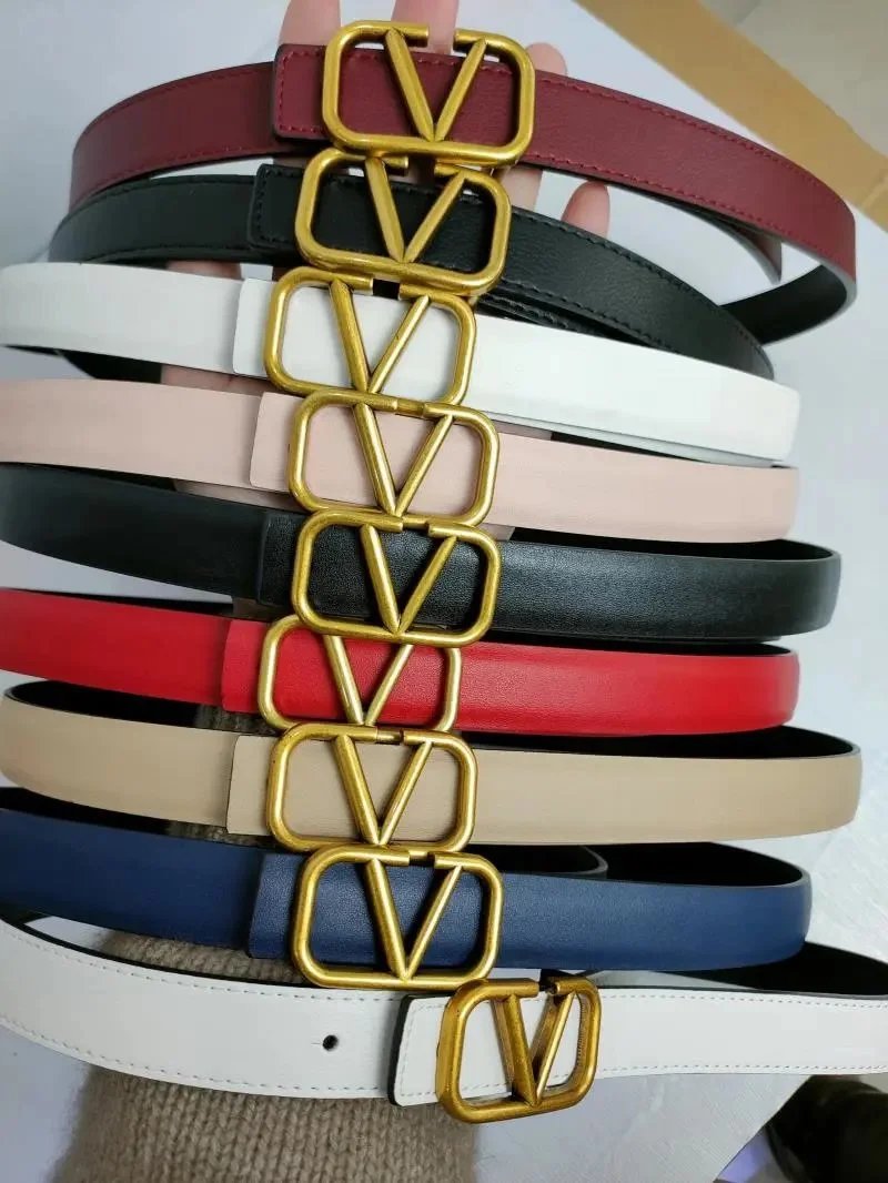 Valentino VLogo Leather Belt in Multiple Colors