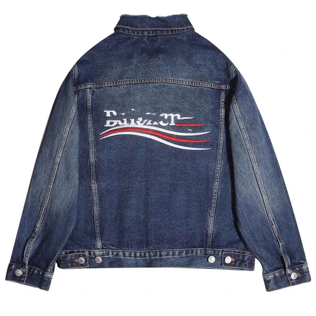 Dior Denim Jacket with Embroidered Logo