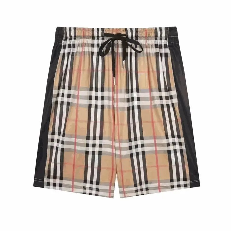 Burberry Check Pattern Swim Shorts for Men
