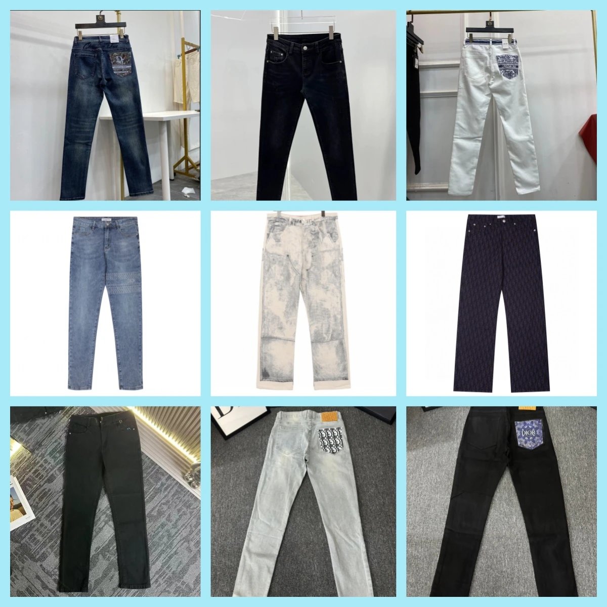 Dior Men's Designer Jeans Collection - Premium Denim Pants