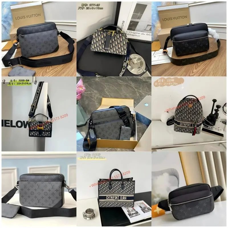 Louis Vuitton Monogram Crossbody Bag with Adjustable Strap