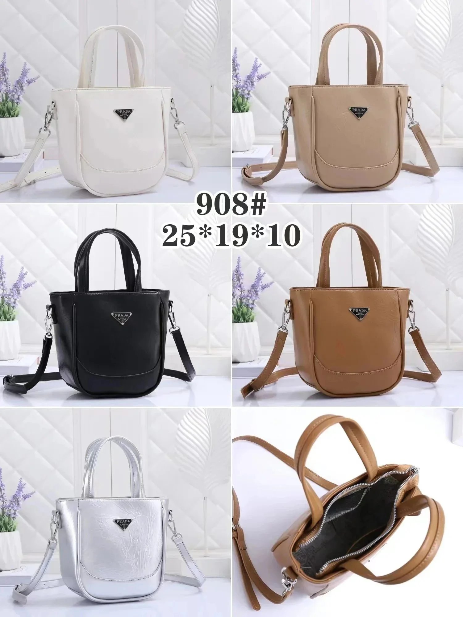 Stylish Women's Crossbody Bag 908# - Fashionable Tote with Adjustable Strap