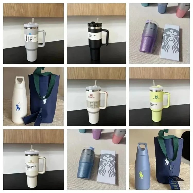 Stanley Vacuum Insulated Tumbler with Handle and Straw