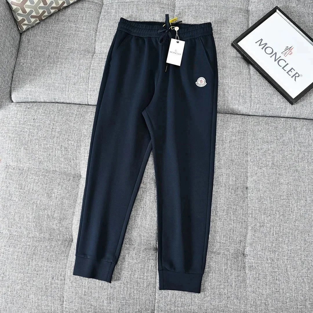 Moncler Navy Blue Jogger Pants for Men and Women