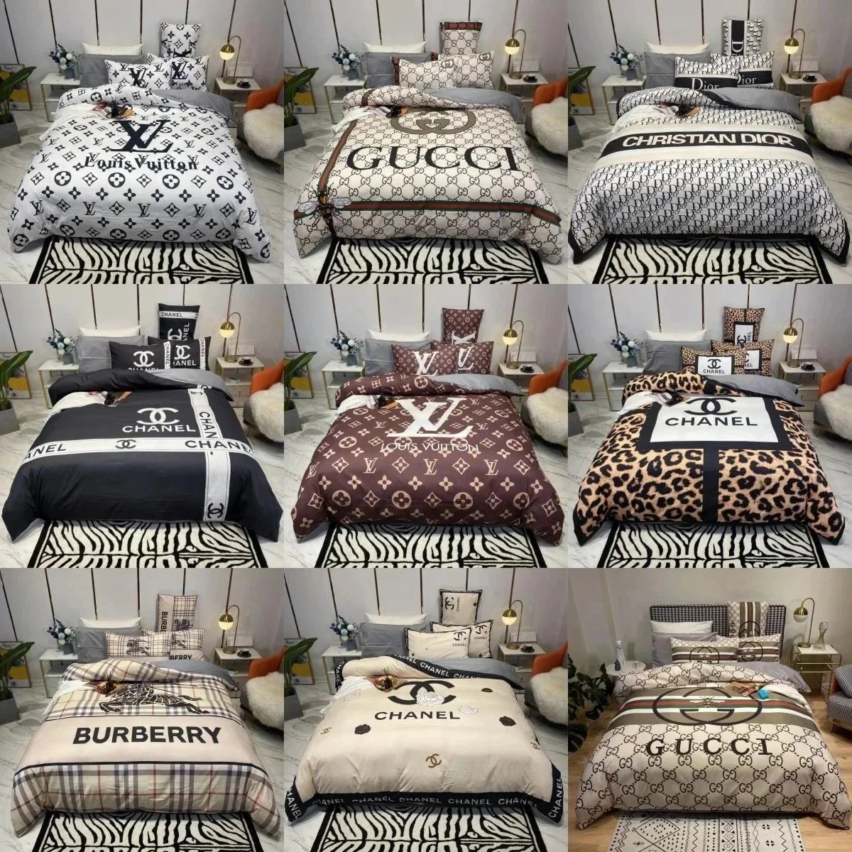 Luxury Designer Inspired Bedding Sets for Modern Bedroom Decor
