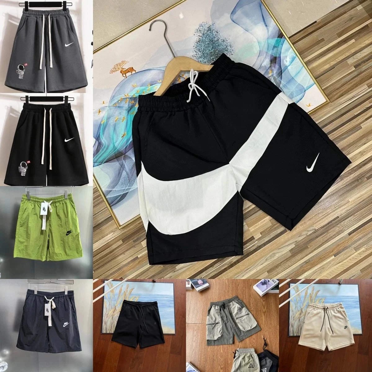Nike Men's Athletic Shorts Lightweight Breathable Sport Shorts for Gym Running