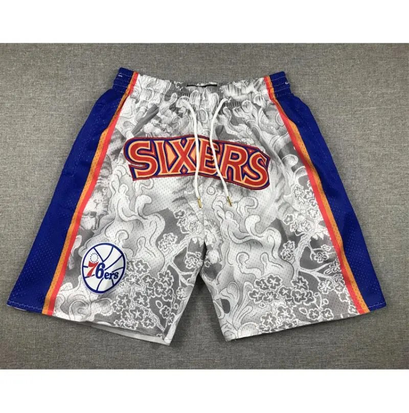 Philadelphia 76ers Floral Design Basketball Shorts