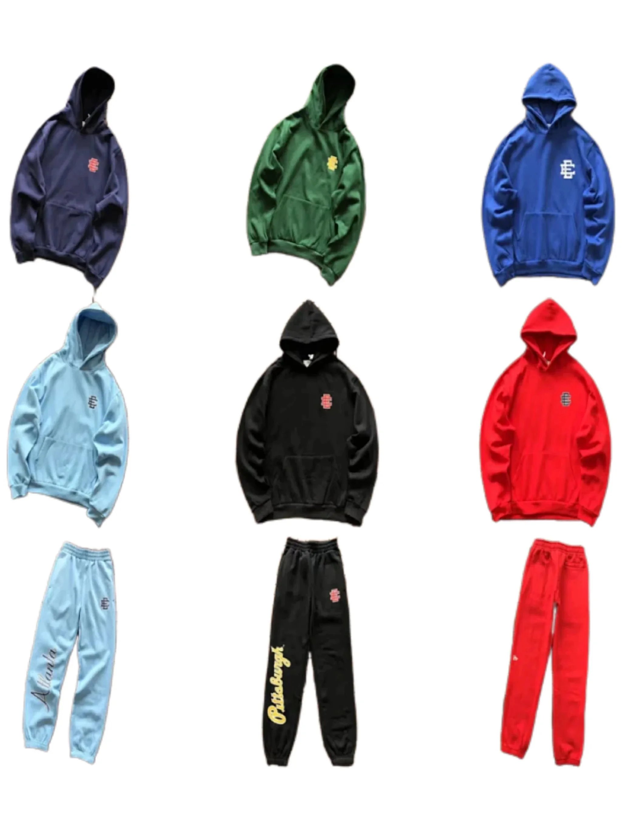 Stylish Hoodie and Sweatpants Set for Men Women - Comfortable Casual Wear
