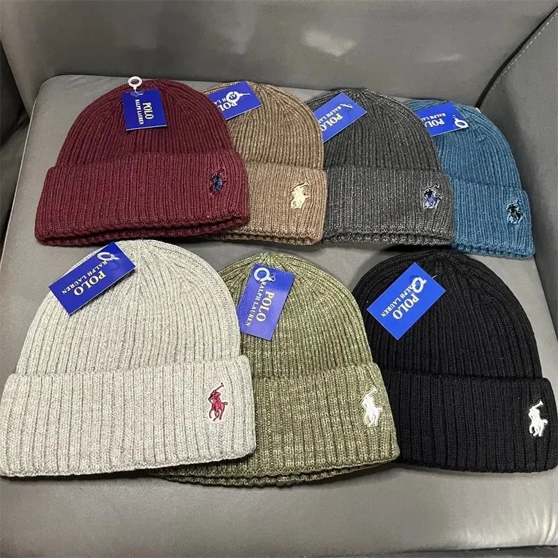 Polo Ralph Lauren Knit Beanie Hat with Pony Logo