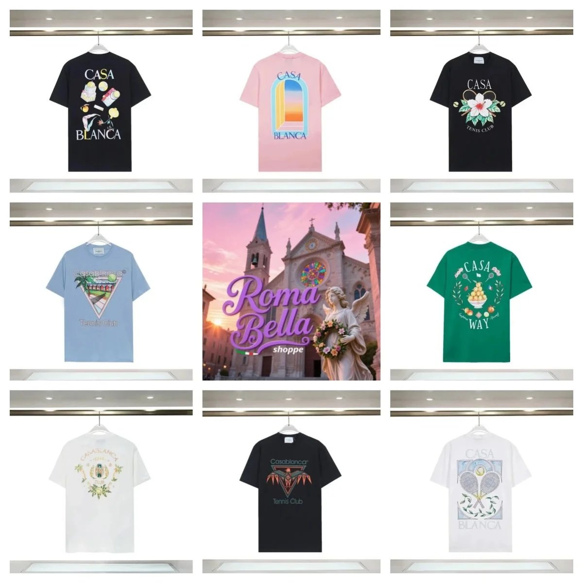 Casa Blanca Tennis Club T-Shirts Collection