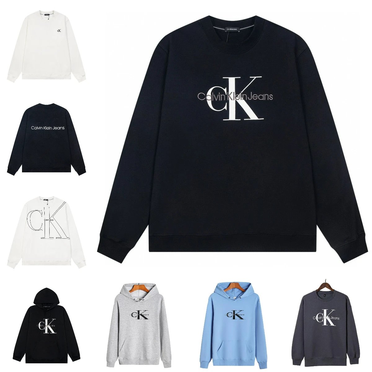 Calvin Klein Jeans CK Logo Sweatshirt for Men and Women