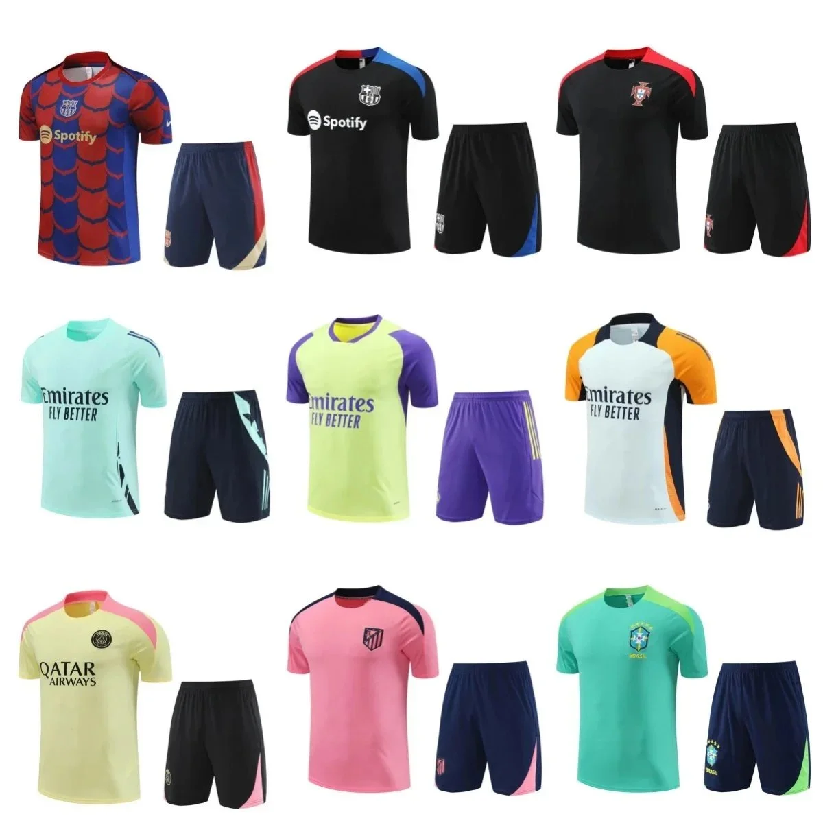 Official Football Kits for Men - Soccer Jerseys and Shorts Sets