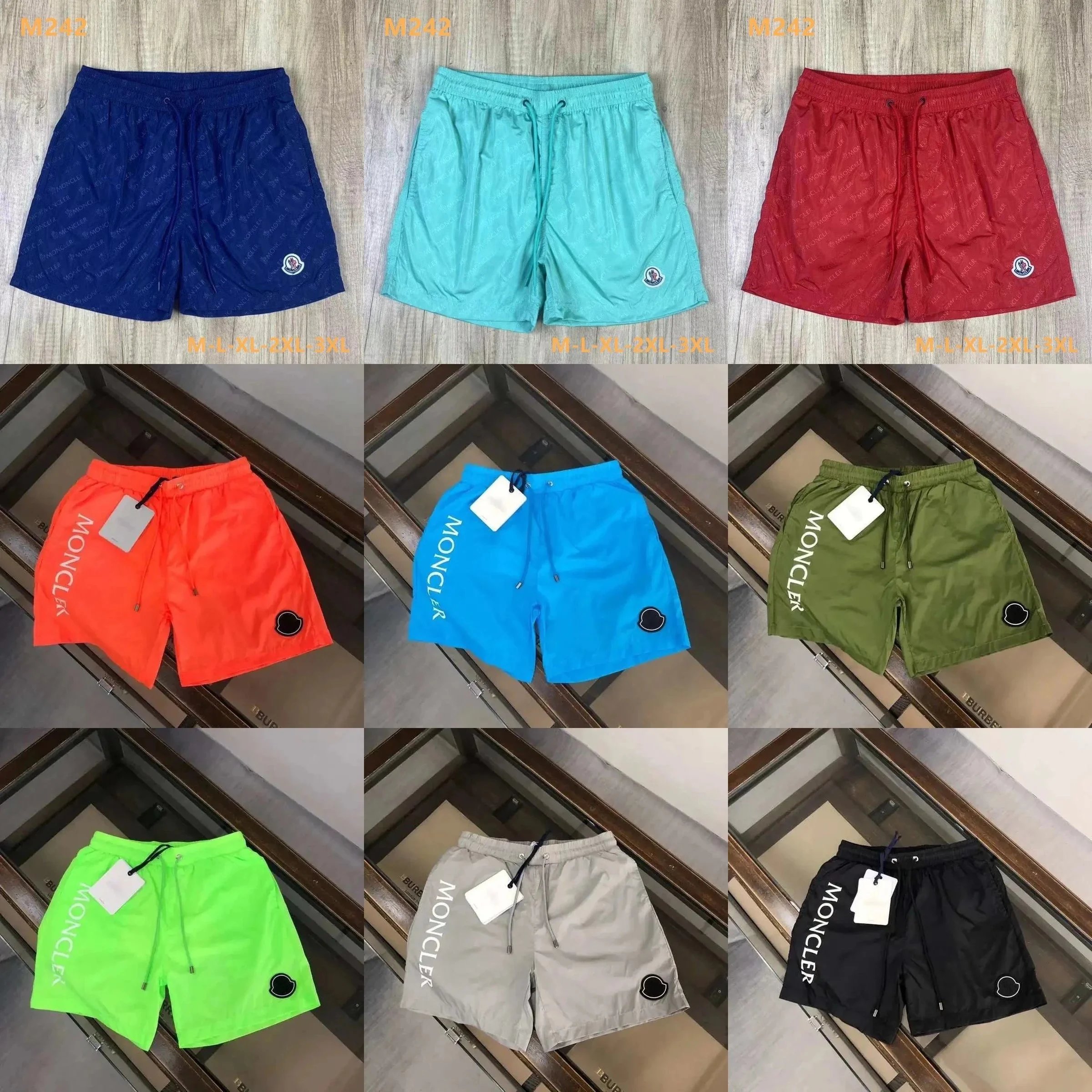 Moncler Men's Swim Shorts M242 - Premium Summer Beachwear