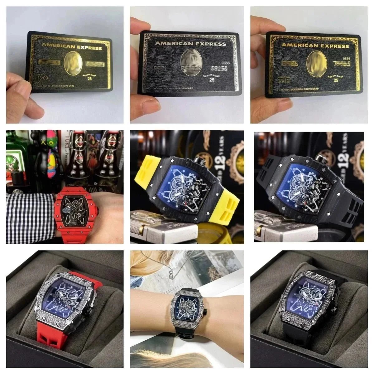 Richard Mille Replica Watch Men Luxury Skeleton Automatic Mechanical Watch