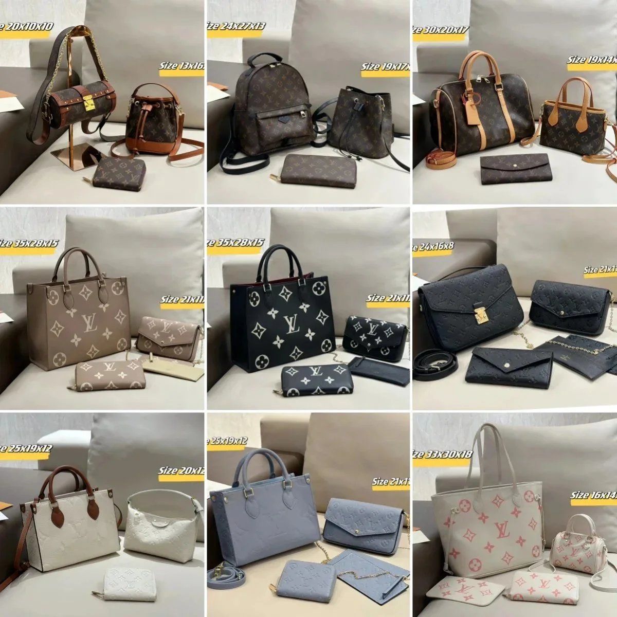 Luxury Monogram Handbags Collection - Designer Tote, Shoulder & Backpack Styles