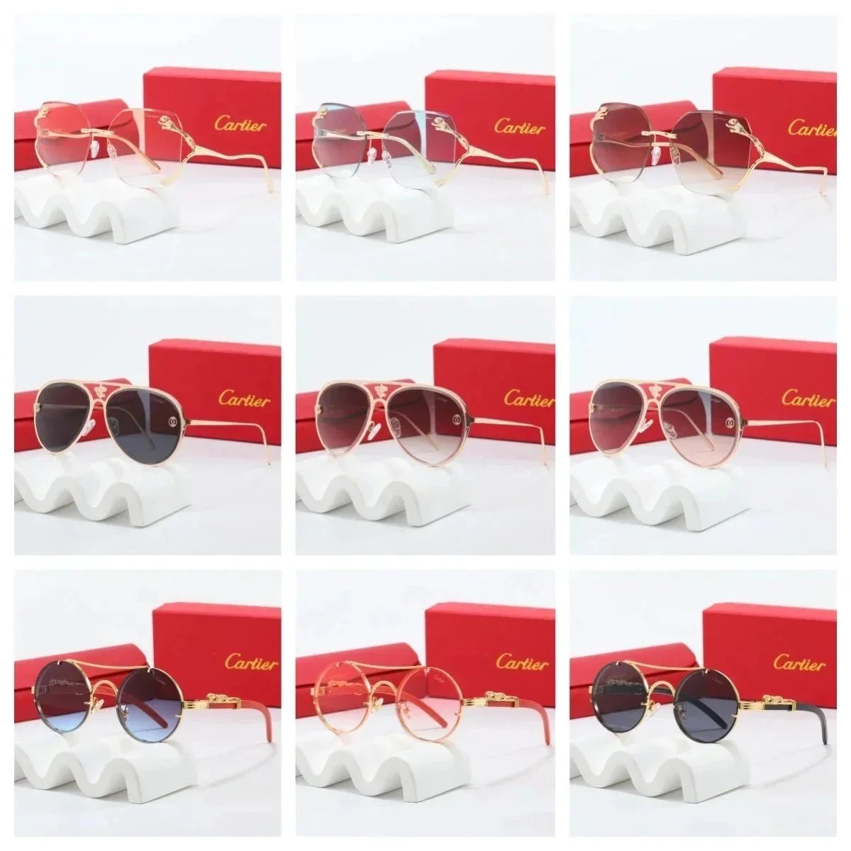 Cartier Sunglasses Luxury Designer Eyewear for Women and Men