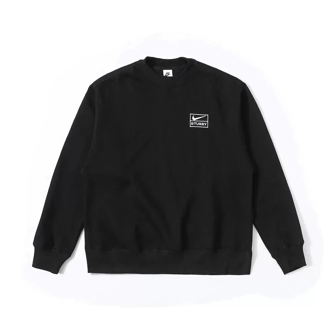 Nike x Stussy Black Crewneck Sweatshirt