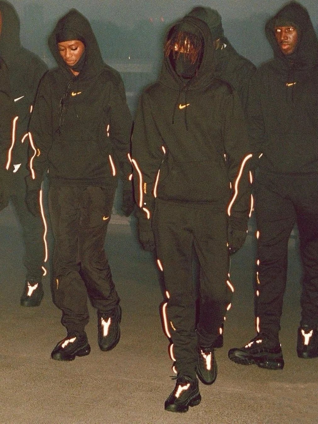 Nike Reflective Tracksuit Set for Men and Women