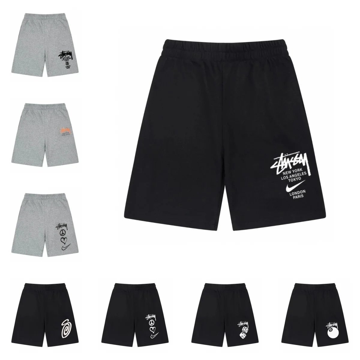 Stussy x Nike Collaboration Shorts for Men and Women