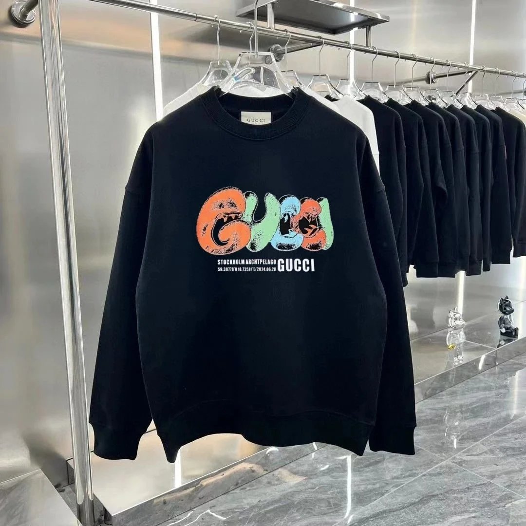 Gucci Stockholm Archipelago Graphic Sweatshirt Black