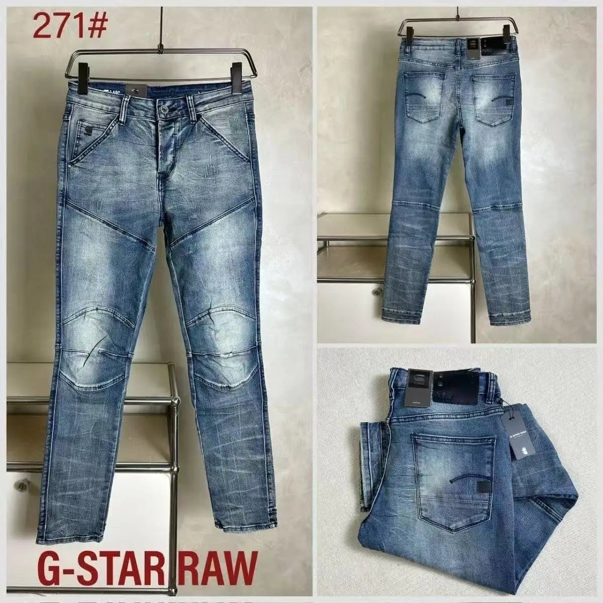 G-STAR RAW 3301 Skinny Fit Denim Jeans for Men