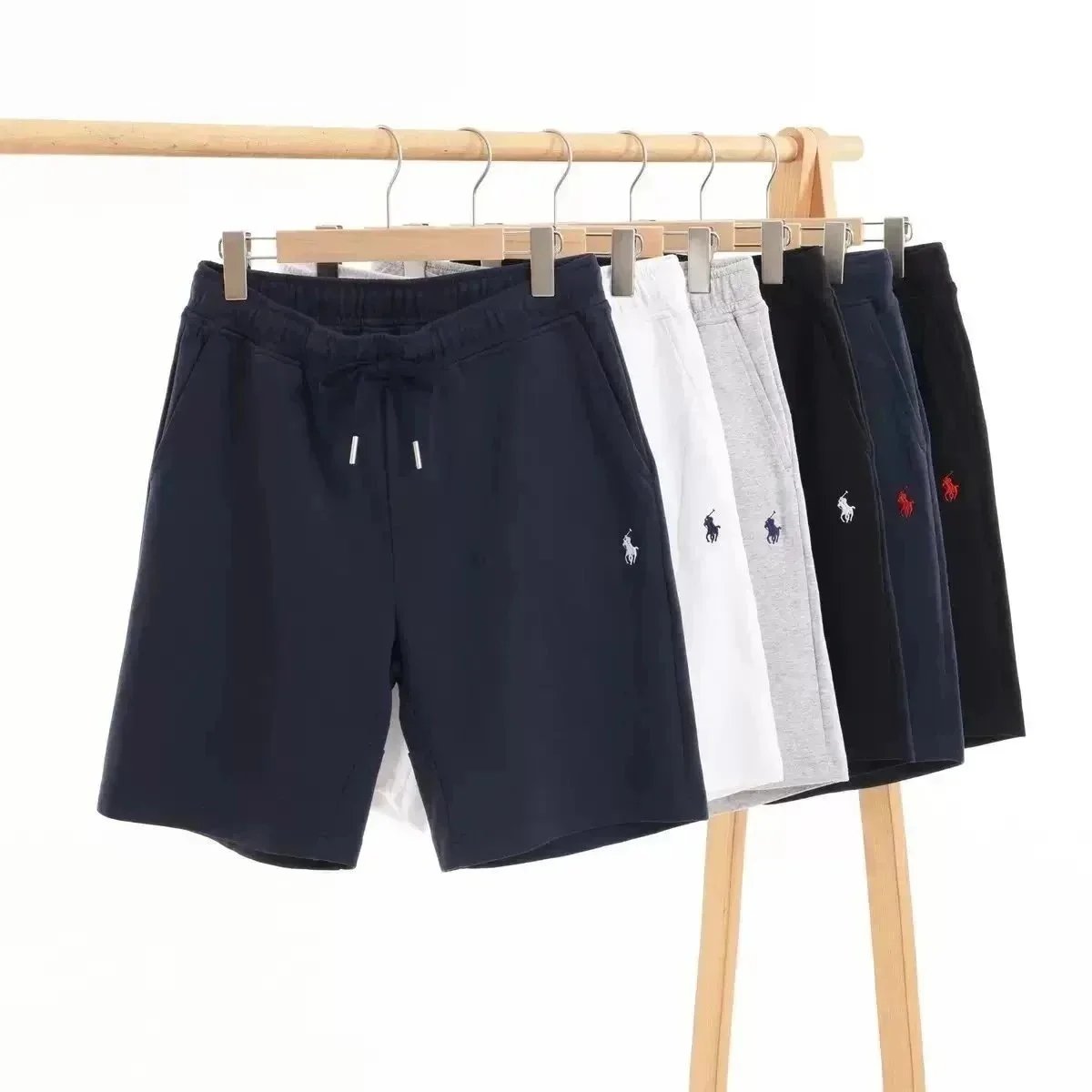 Men's Cotton Blend Shorts with Pony Logo - Comfortable & Stylish