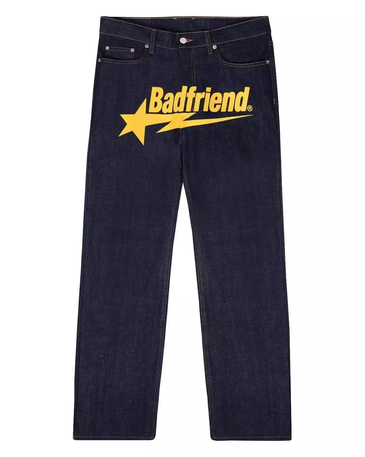 Badfriend Logo Denim Jeans for Men