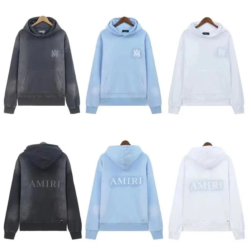 AMIRI Logo Hoodie Sweatshirt Men Women Oversized Streetwear