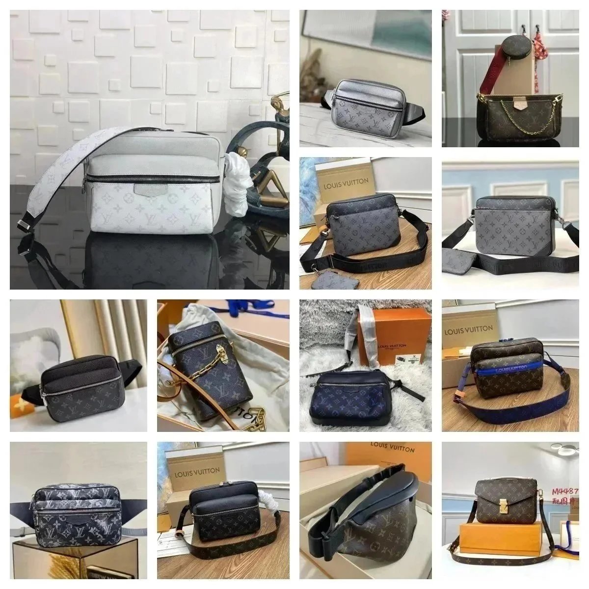 Louis Vuitton Monogram Crossbody Bag for Women Fashionable Shoulder Bag
