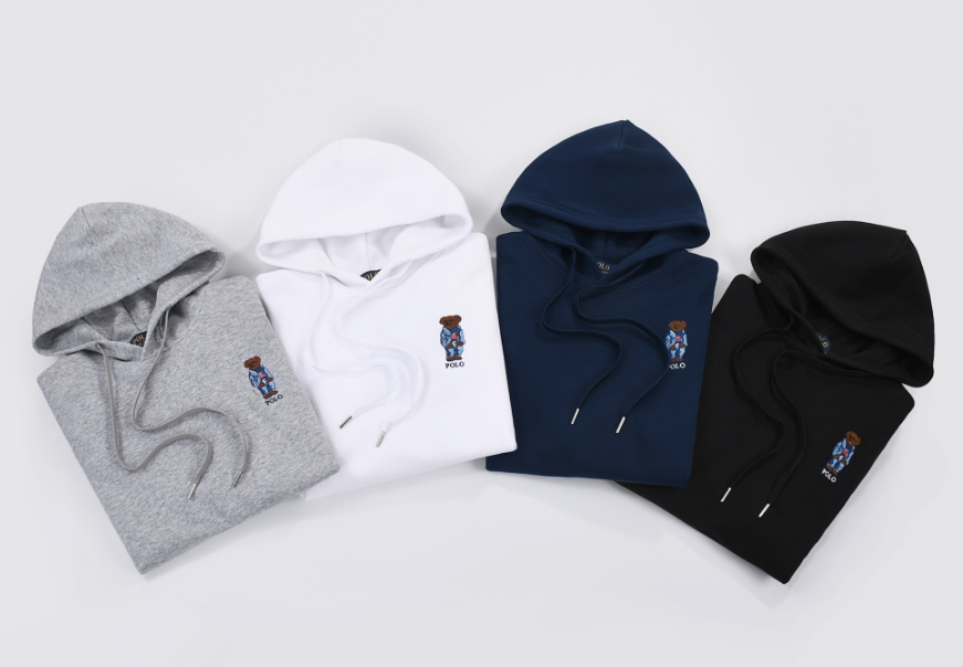Polo Bear Hoodie Sweatshirt for Men and Women
