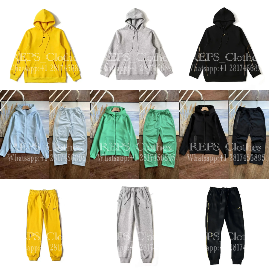Nike Hoodie and Sweatpants Set for Men Women Sportswear Tracksuit