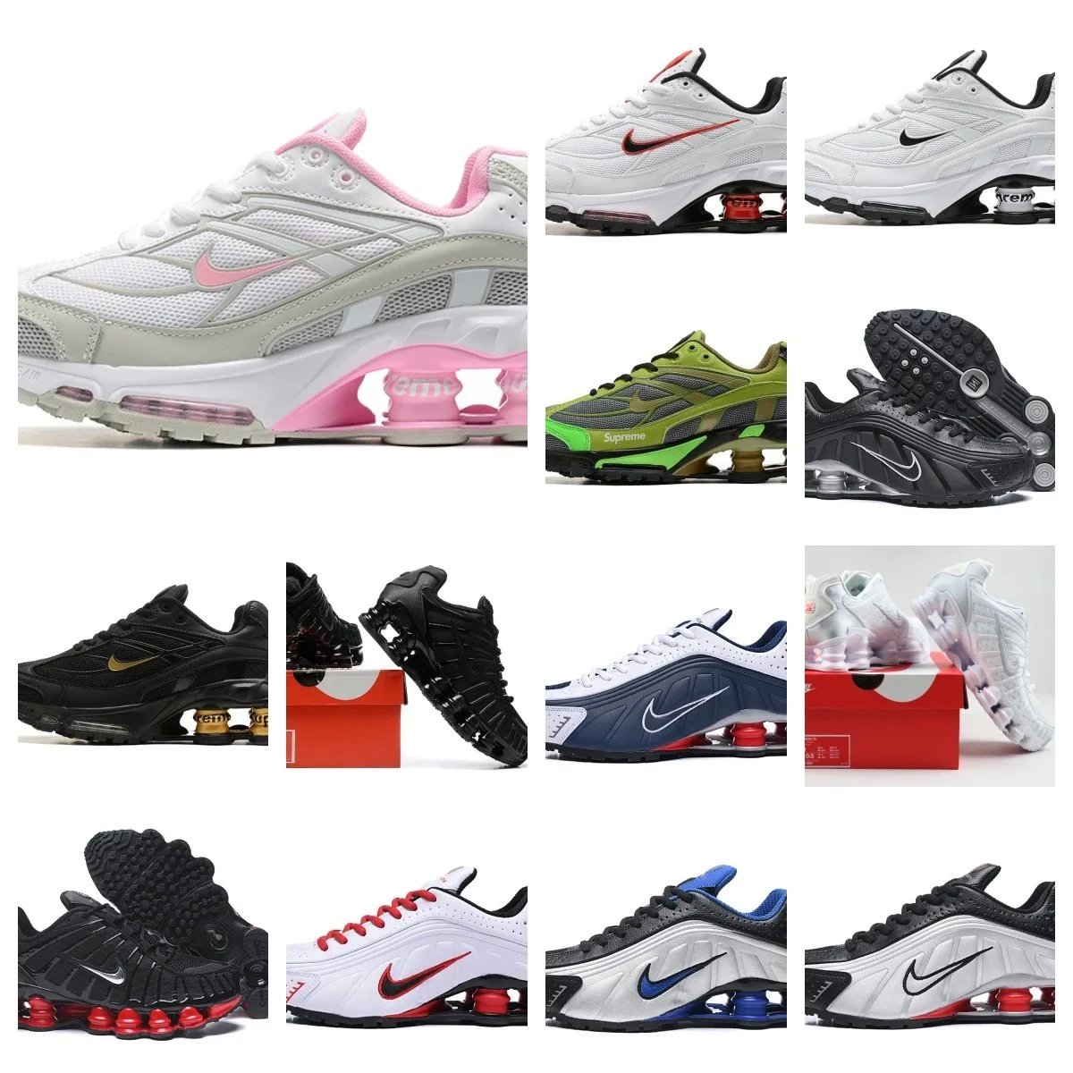 Nike Shox Series Running Shoes for Men and Women